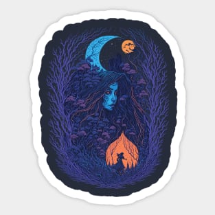 Witch In the Forest - into the woods Sticker